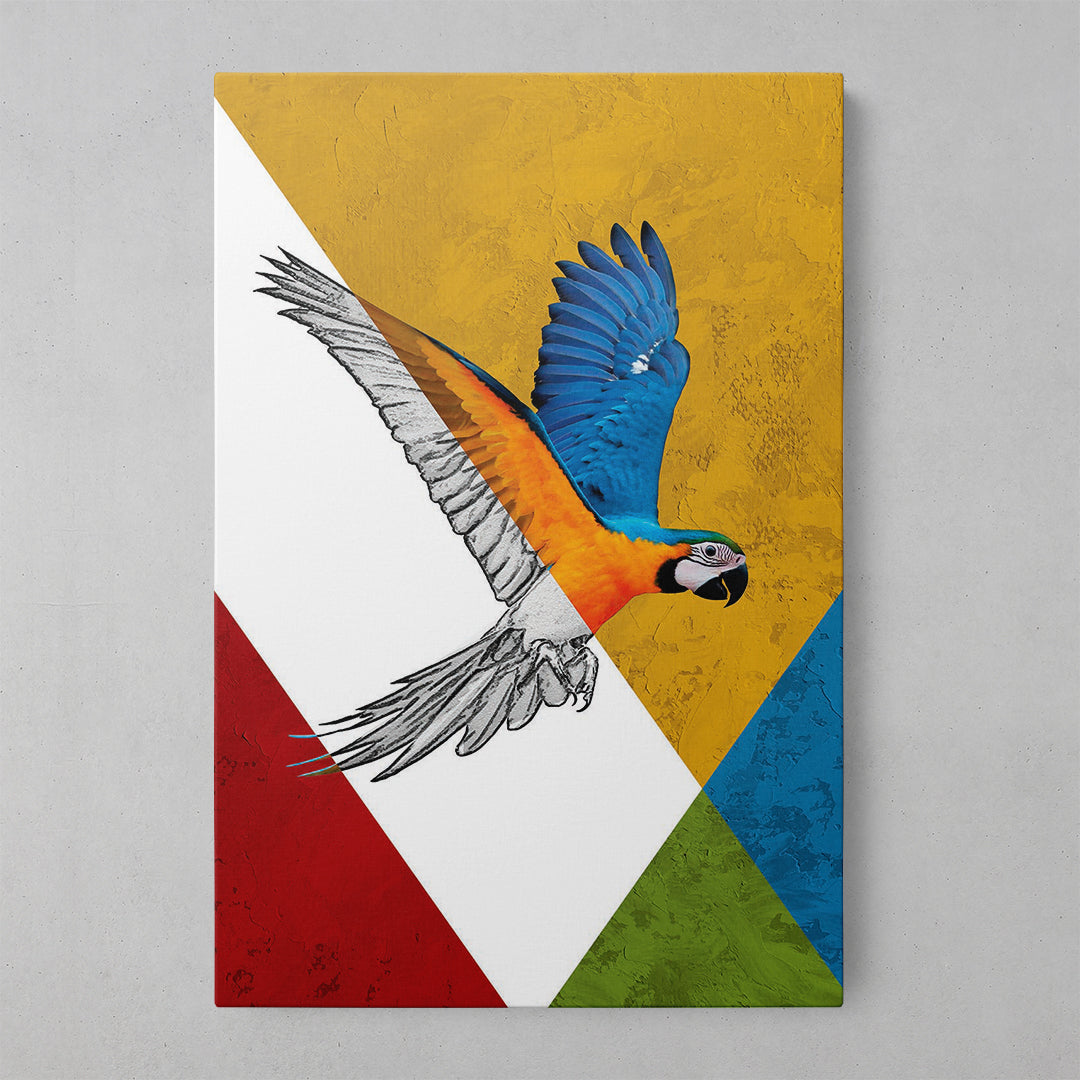 Poster vibrant Paradisul papagalului