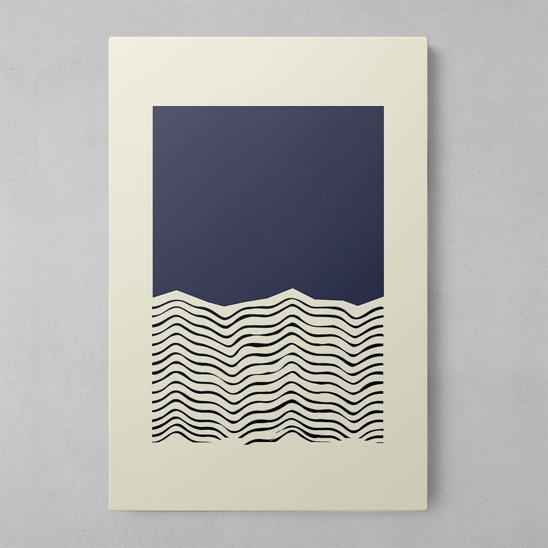 Mystical Midnight and Sky Blue Canvas Art