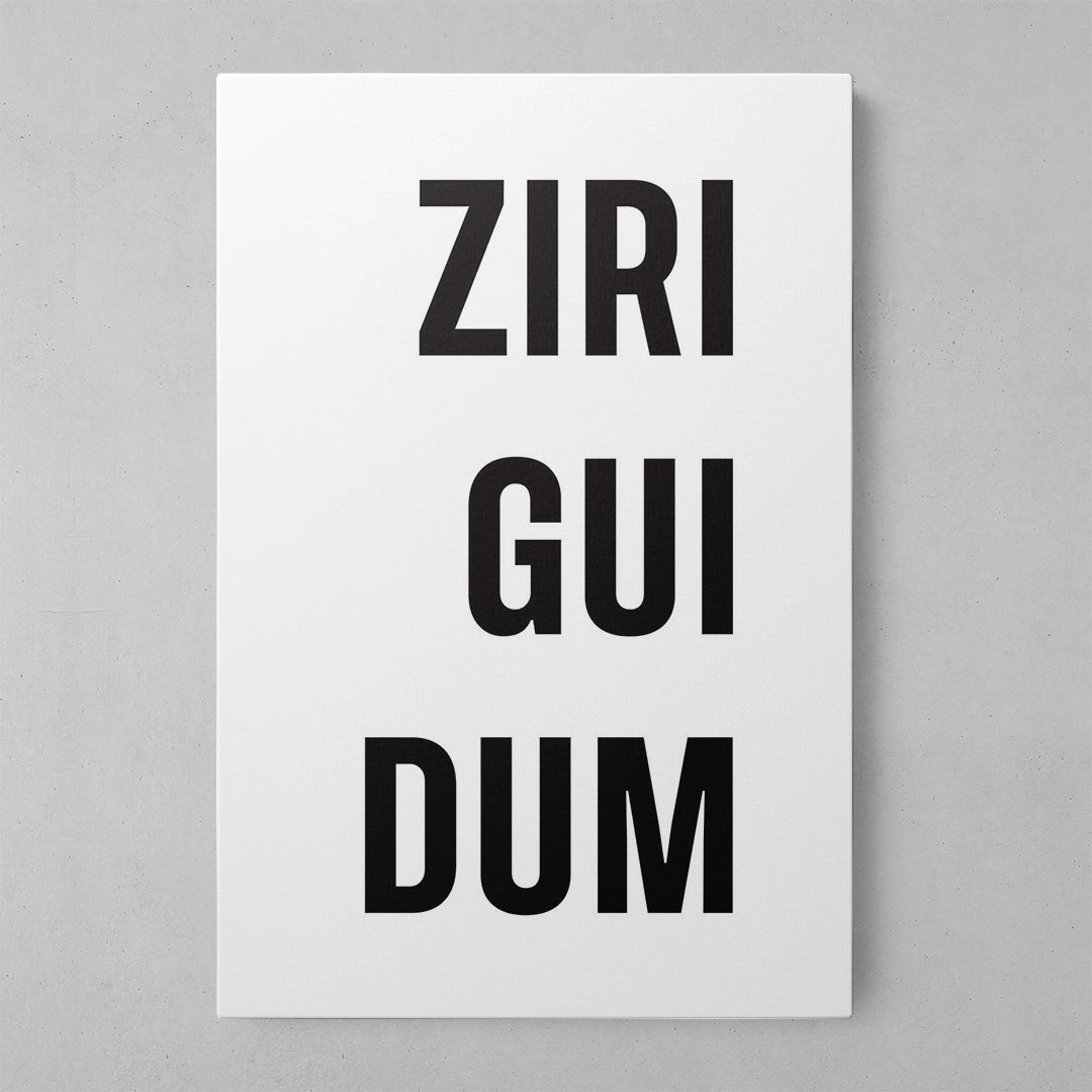 Artă de perete text inspirată