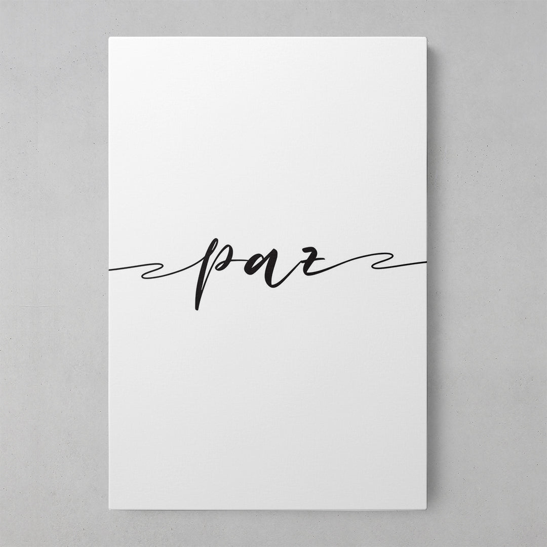 Handwritten Inspirations Wall Art - Paz