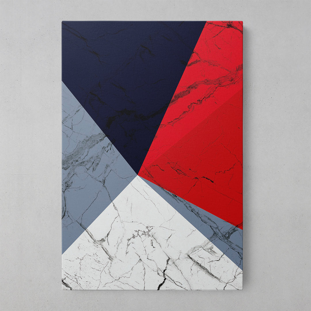Crimson Geometric Elegance