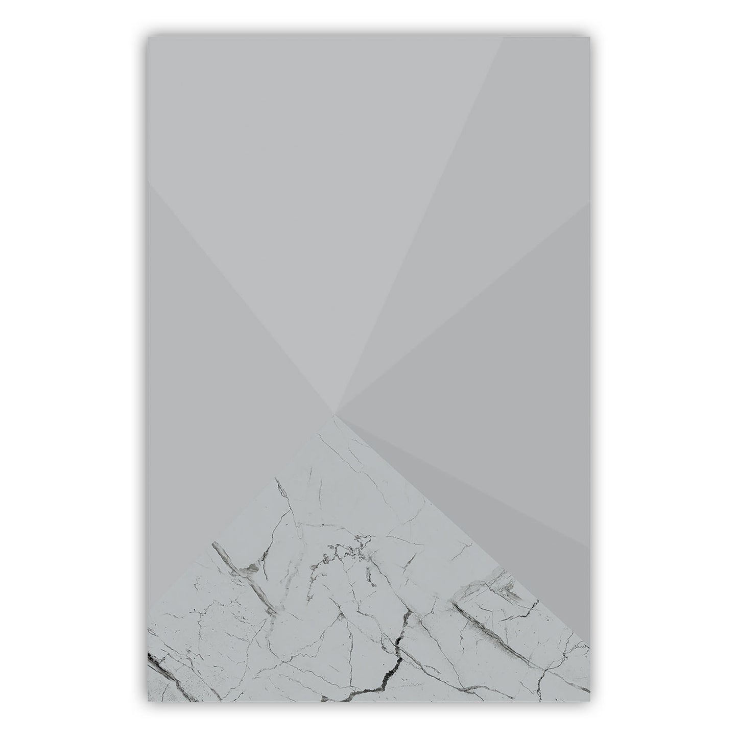 Imprimare geometrică abstractă din marmură gri