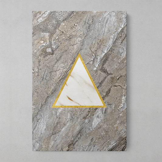 Geometric Elegance: Marble-Inspired Art Print