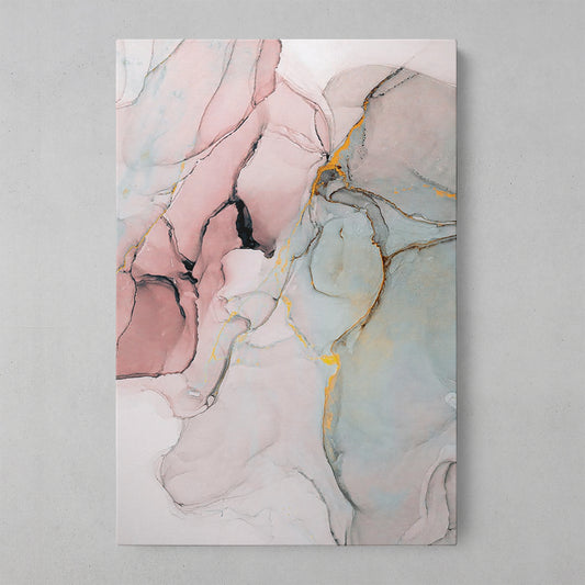 Marble Elegance: Textured Art Print