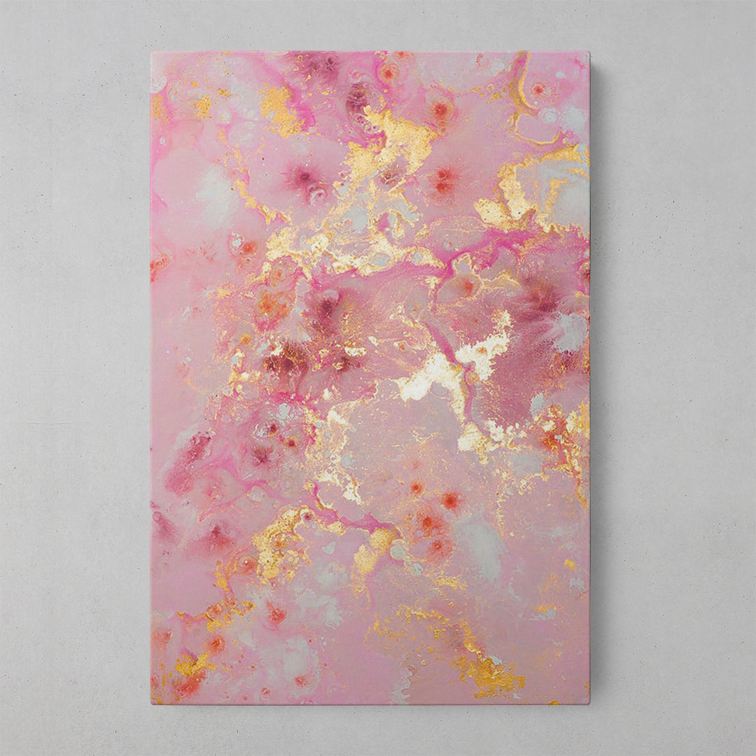 Blush Pink Marble Art Print