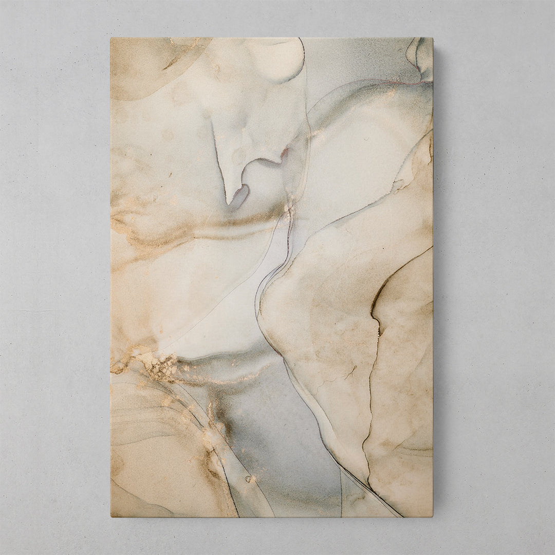Marble Elegance: Textured Wall Art Print