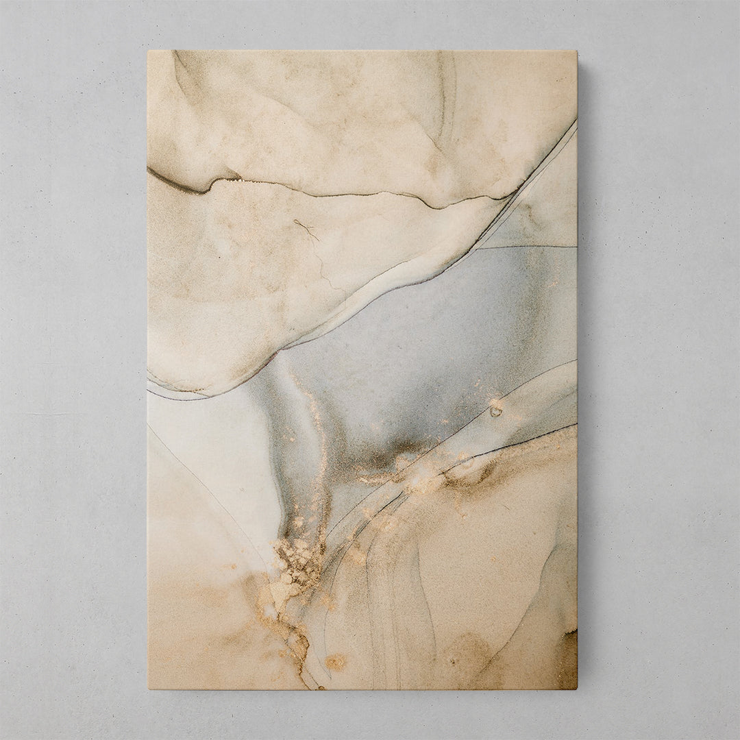 Marble Elegance: Textured Art Print