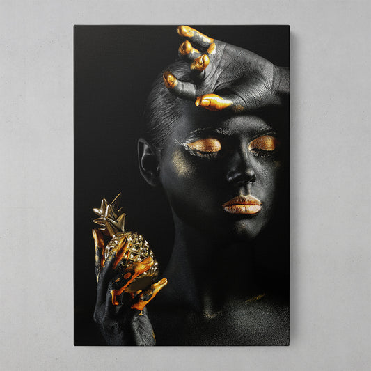 Chic Black and Gold Elegance for Women