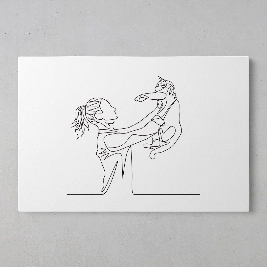 Whimsical Animal Line Art