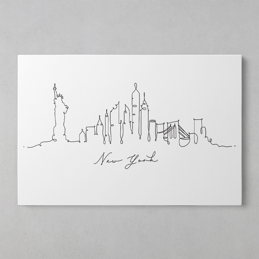 Urban Vibes: New York City Skyline Art
