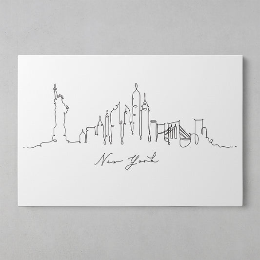 Urban Vibes: New York City Skyline Art
