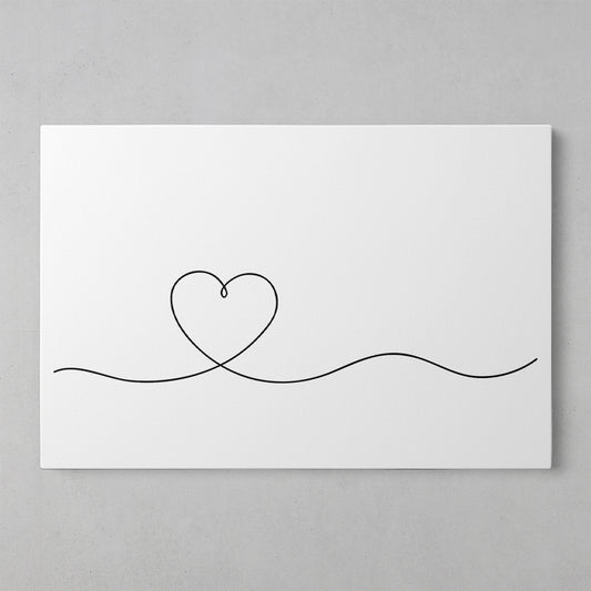 Love in Lines: A Captivating Art Print