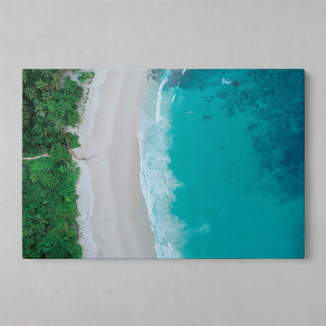 Coastal Serenity: Seaside Escape Canvas Art