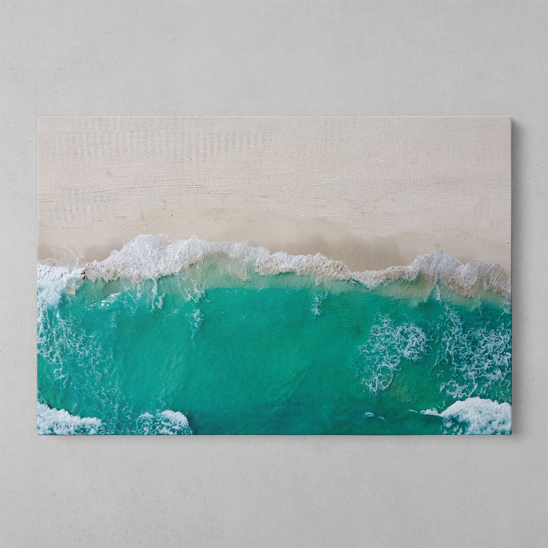 Coastal Serenity: Vibrant Seaside Escape Canvas Art