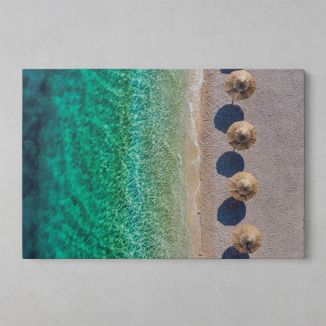 Seaside Serenity: A Coastal Escape Canvas Art