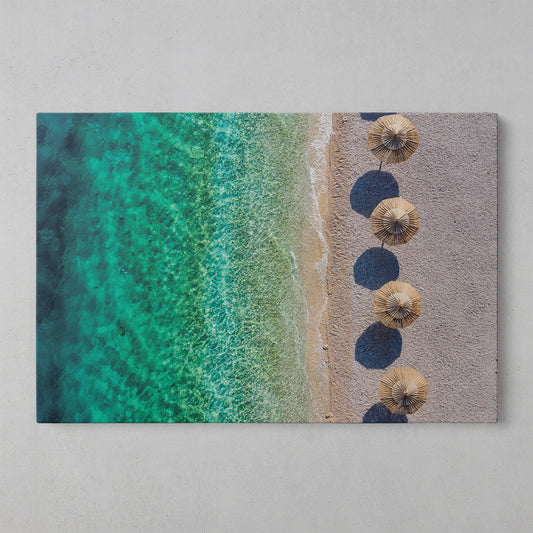 Seaside Serenity: A Coastal Escape Canvas Art