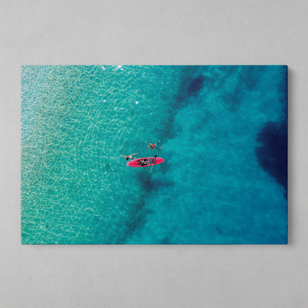 Shoreless Serenity: A Coastal Escape in Art