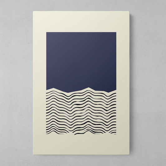 Mystical Midnight and Sky Blue Canvas Art