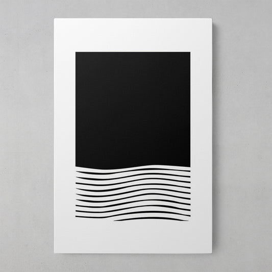 Monochrome Elegance: Abstract Black and White Art