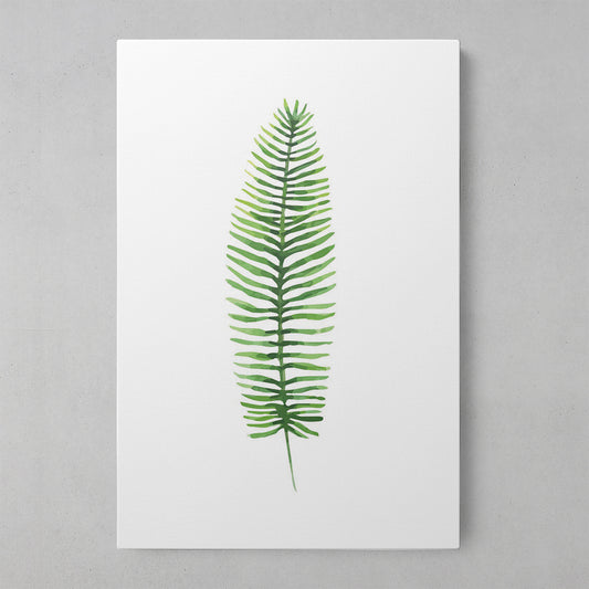 Verdant Dreams: Green Leaf Art Print