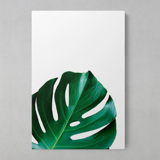 Verdant Vibes: Lush Green Leaves Canvas Art