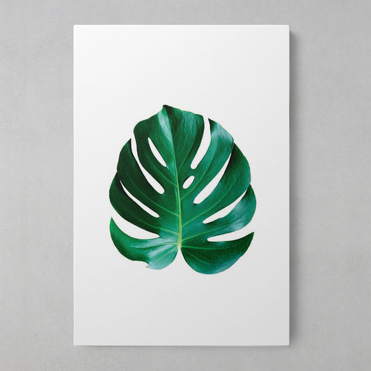 Verdant Vibes: Lush Green Leaves Canvas Art