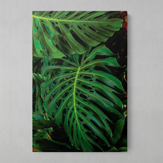 Lush Green Leaves Wall Art