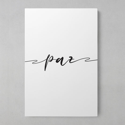 Handwritten Inspirations Wall Art - Paz