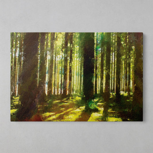 Woodland Wonders: Nature's Serenity on Canvas