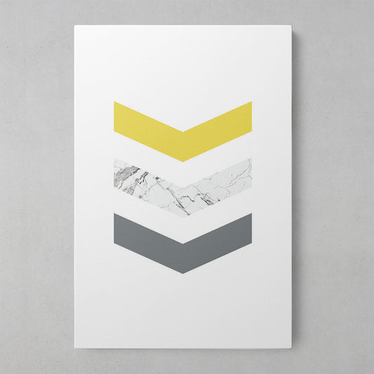 Sunny Geometric Marble Art