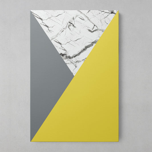 Sunny Geometric Marble Art