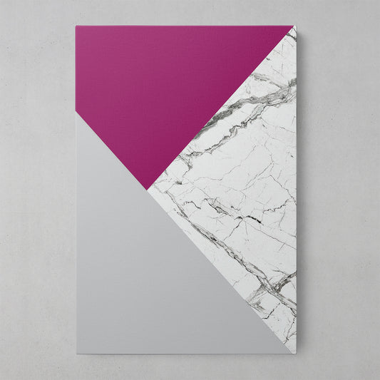 Lavender Luxe Geometric Marble Art