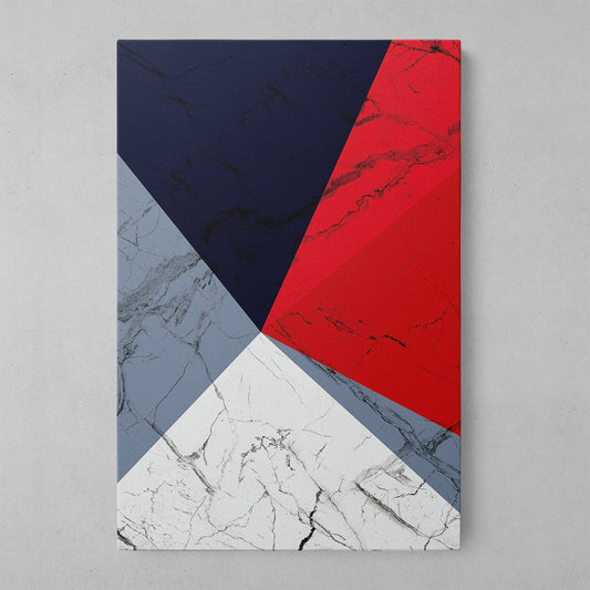 Crimson Geometric Elegance