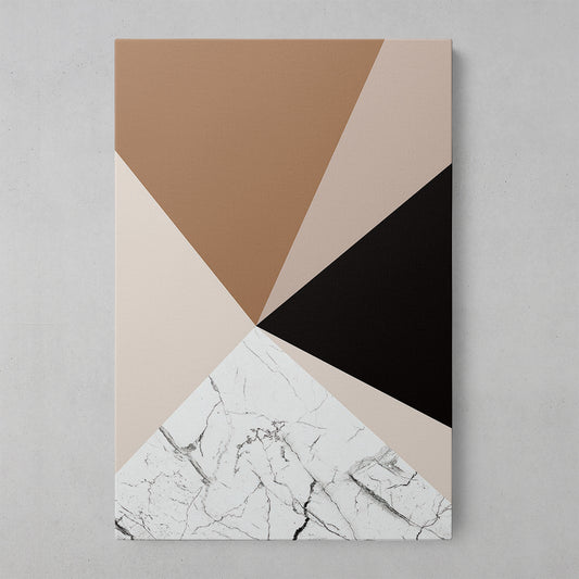 Brown Geometric Elegance Poster