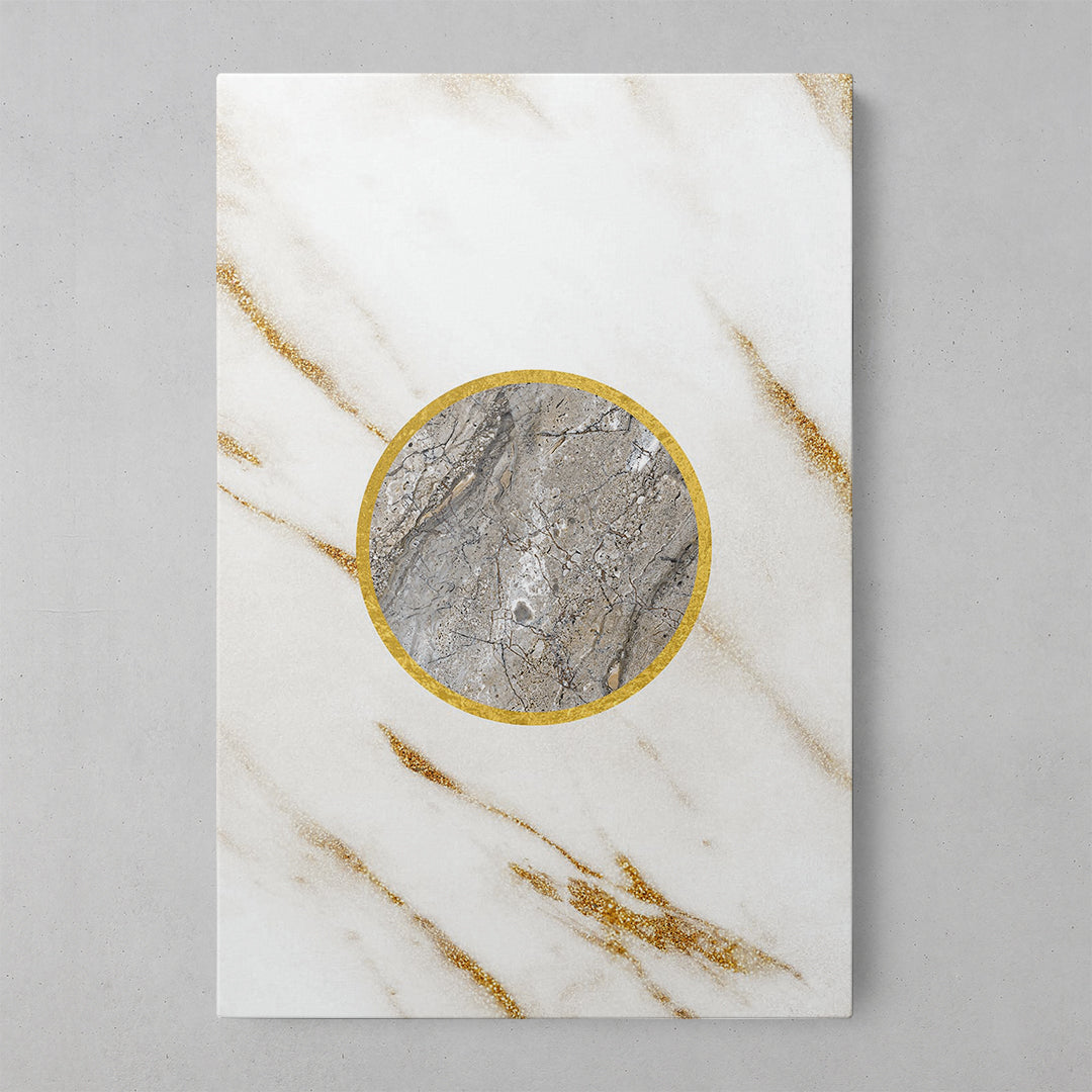 Abstract Marble Geometry Art