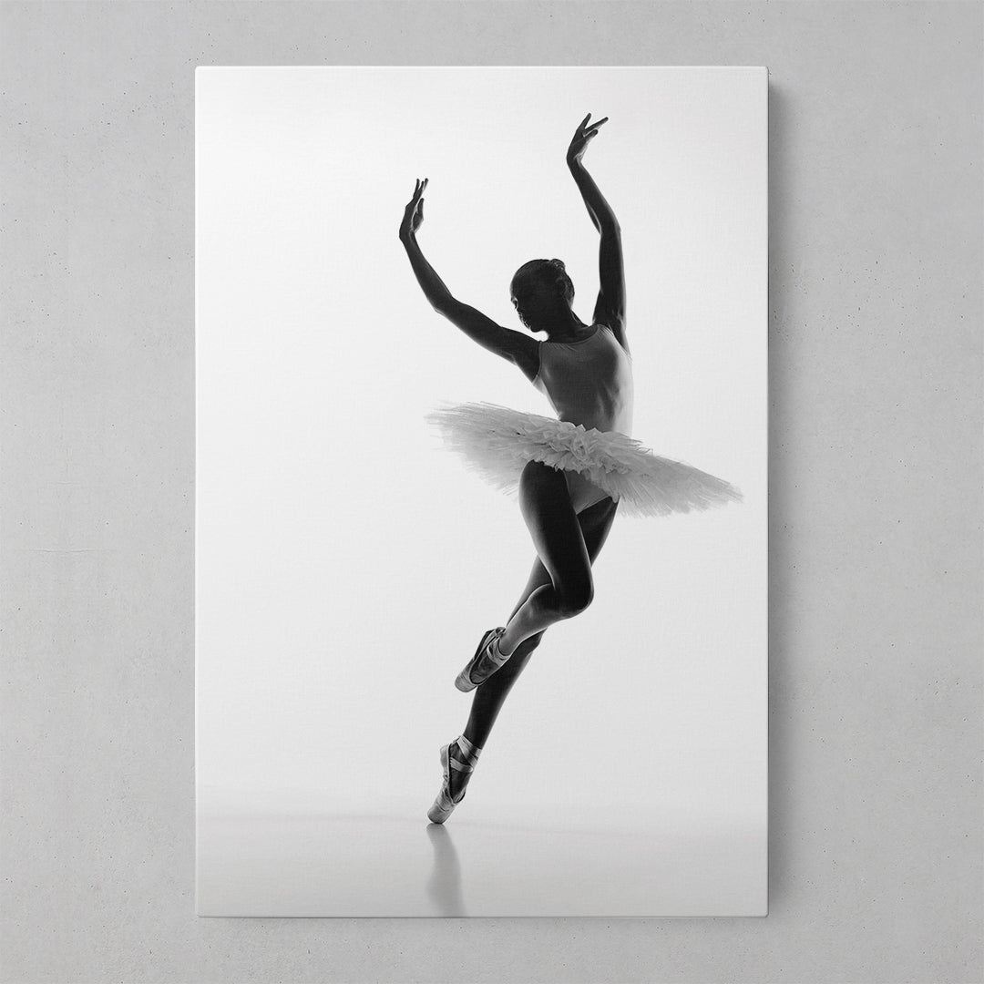 Ballet-Inspired Elegance: Women's Balerina Art Print