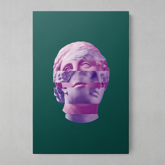 Modern Male Artistry: Printed Canvas Masterpiece