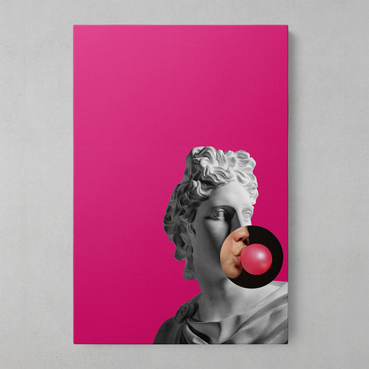 Modern Muse: Abstract Female Sculpture Art Print