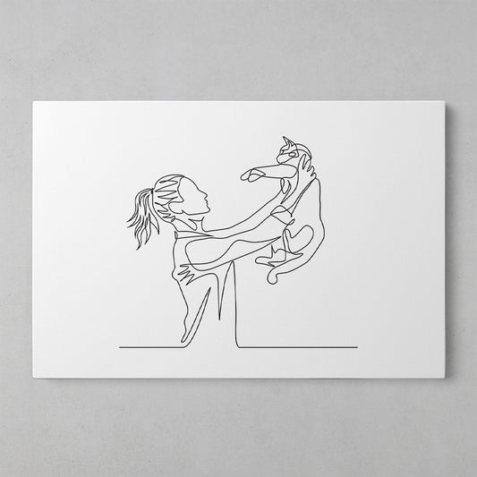 Whimsical Animal Line Art