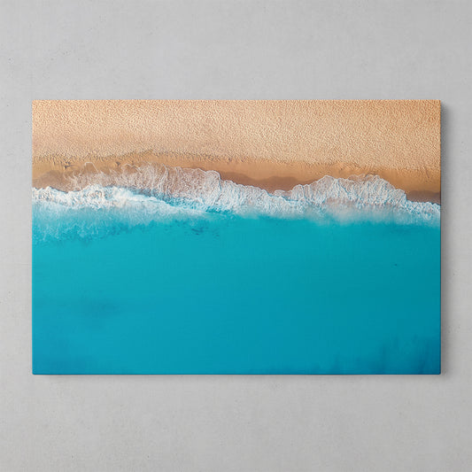 Coastal Serenity: Vibrant Beach Escape Poster