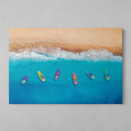 Coastal Bliss: Seaside Serenity Art Print